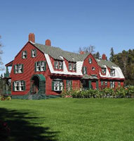 The Roosevelt cottage on Campobello Island. 