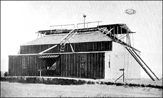 Tesla's Colorado laboratory in 1899. 