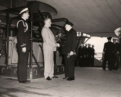 FDR and Churchill aboard the 