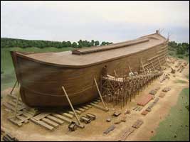 The ark was the size of a 