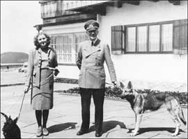 The Bavarian Berghof was the home of Adolf and his girlfriend Eva Braun. 