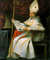 Bishop Leander of Seville (534-600). 
