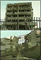 Another view of the bombed embassy. 