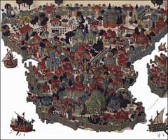 City of Constantinople circa 800 A.D. 