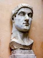 Emperor Constantine (274 - 337).