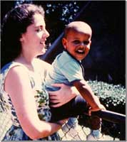 Ann Dunham and baby Obama. 