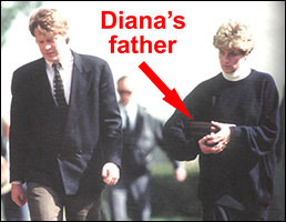 Diana holding her dearly beloved 