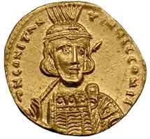 Emperor Constantine IV (652-685). 
