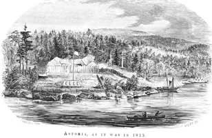 Fort Astoria in 1813. 
