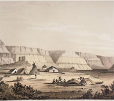 Fort Walla Walla circa 1836. 