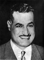 Gamal Abdel Nasser (1918-1970).