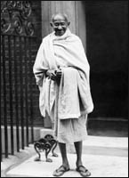 Gandhi at 10 Downing St. 