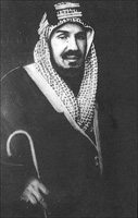 Abdul Aziz ibn Saud in 1943. 