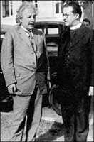 Jesuit priest Georges Lemaître was the "father" or originator of the BIG BANG constantly expanding universe. 