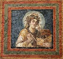 A mosaic of Helena in Trier, 