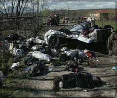 Civilians massacred by Pentagon. 
