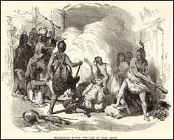 Pocahontas saved Captain Smith from death. 