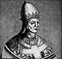 Pope Gregory VII. Pope from 1073 to 1085.
