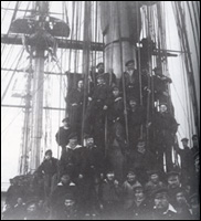 Russian ship Osliaba arrived in Alexandria, Virginia, in 1863.