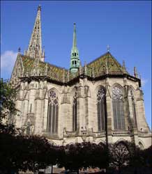 Speyer Memorial church in which the famous protest took place. 