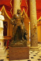 Whitman's statue in Statuary Hall, 