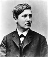 Thomas Alva Edison (1847 -1931). 