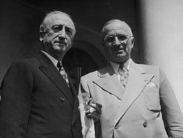 President Truman and his new Secretary 