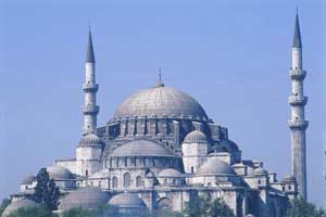 Conqueror's Mosque (Fatih Camii), Istanbul, former site of the Church of the Holy Apostles.