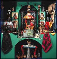 Voodoo altar. 