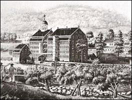 1814 Waltham power loom mill. 
